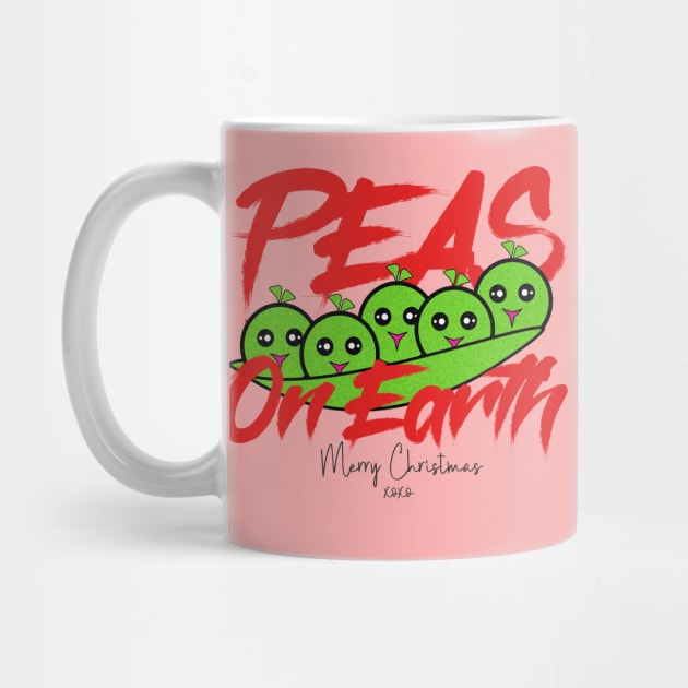 Christmas T - Shirt - Peas On Earth by FunnyBearCl